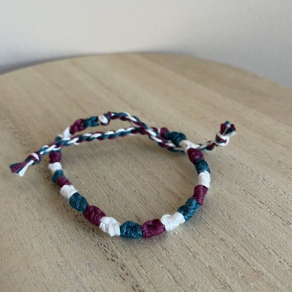 Handmade Jewelry - Deva Bracelet, anklet, trendy, comfortable, tie, embroidery thread, woven, gift,